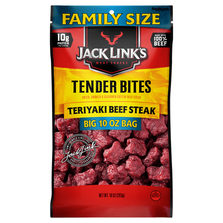 Jack Link's Beef Tender Bites, Teriyaki, 10oz