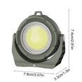 thumbnail image 3 of BAOPAI Solar Camping Light Portable USB Rechargeable Outdoor Multifunctional LED Light with Solar Charging Digital Display Adjustable Brightness for Emergency and Camping, 3 of 6