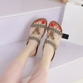 thumbnail image 6 of asdoklhq Womens Espadrilles,Bohemian Flat Flower Rhinestone Sandals Outer Beach Sandals, 6 of 9