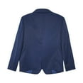 thumbnail image 4 of Alvivi Boys' Blazer Suit Jacket 2-Button Single Breasted Closure Wedding Evening Party Formal Blazer Navy Blue 4, 4 of 7