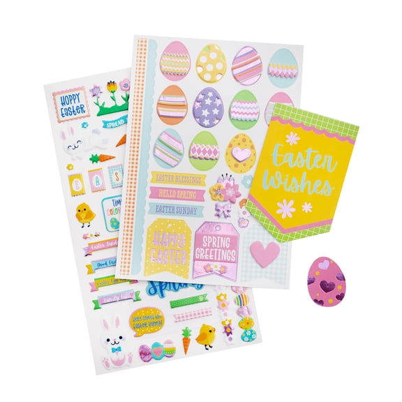 12 Pack: Easter Stickers by Recollections