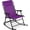 Amethyst Purple, variant on NurtureTail Outdoor Zero Gravity Rocking Chair, Folding Reclining Patio Lounge Chair with Adjustable Pillow for Lawn, Beach, Camping - Sage Green
