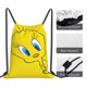 thumbnail image 5 of Mochila con cordón Tweetybird, impermeable, para deportes, gimnasio, yoga, bolsa de viaje con cordón para mujeres y hombres, 5 of 8