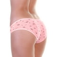 thumbnail image 5 of Angelina Women's Cotton Bikini Panties with Doodle Print Design (12-Pack), 5 of 6