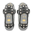 thumbnail image 2 of Crampones de nieve, cubierta antideslizante para zapatos, patines para exteriores, 11 dientes, crampones de nieve, montañismo, superficie de hielo, cubierta antideslizante de goma para zapatos, 2 of 4