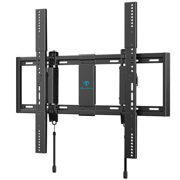 PERLESMITH Extend Tilt & Swivel, TV Wall Mount for 42-100″ TVs, Extension Leveling, Holds up to 160lbs, Fits 16"/24" on Center Stud Widths, UL Certified