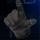 thumbnail image 4 of 1 par de guantes cálidos impermeables de invierno a prueba de viento Guantes Térmicos para pantalla táctil hombres mujeres con cremallera guantes de ciclismo de dedo completo M, 4 of 10