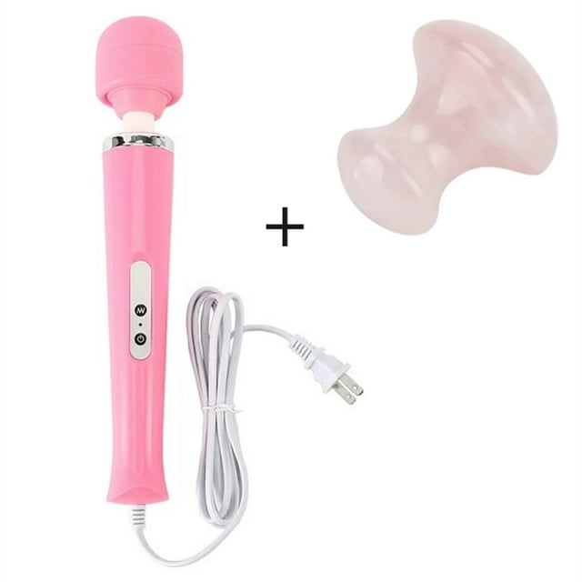 Estbridg 1 Pack Powerful Personal Wand Massager Quiet Handheld Electric Back Massager with 10 Vibration Modes Sports Recovery and Relieve Deep Tissue Muscle Pain for Neck Back Shoulders