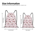 thumbnail image 2 of Xecao Valentine's Day Pattern Sports Drawstring Backpack - String Swim Gym Bag with Wet Proof Pocket for Women&Men-Medium, 2 of 6