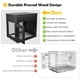 thumbnail image 3 of Dog Cage Furniture With Drawers Wooden Dog Kennel End Table With Cushions Decorative Pet Cage House  For Small Medium Dogs ShopWise Round, 3 of 7