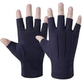 thumbnail image 5 of Azul marino S Guantes de conducción sin dedos para hombre Protección solar Guantes antideslizantes Guantes de ciclismo con pantalla táctil Guantes de mujer Guantes de malla transpirable Guantes deportivos Gimnasio Correr Trabajo Moto Viajes Rojo Verde, 5 of 5