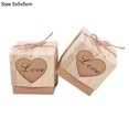 thumbnail image 3 of 10/20 piezas de caja de viaje para dulces, cajas de regalo de papel Kraft, suministros de decoración para fiestas de cumpleaños y bodas, embalaje para regalos de Navidad, 3 of 5