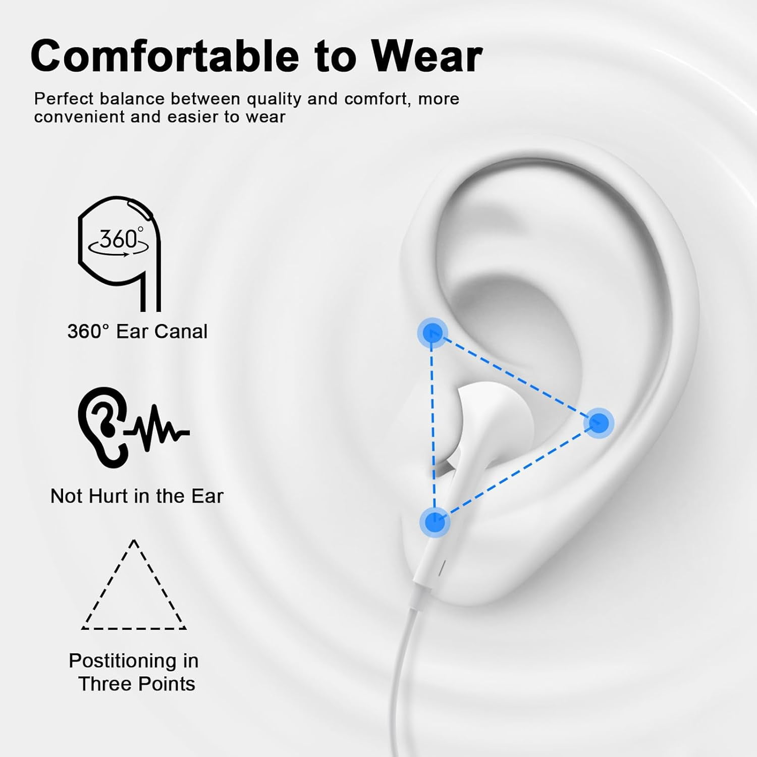 2 Pack USB C Headphones for iPhone 17 16 15, Wired Headphones USB C with with Microphone & Remote Control Noise Cancelling for iPhone 17 16 15 Pro Max, iPad Pro, Galaxy S25 S24 S23 Ultra, Pixel 9 8 7