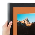 thumbnail image 6 of ArtToFrames 13x16" Matted Picture Frame with 9x12" Single Mat Photo Opening Framed in 1.25" Satin Black and 2" Octoberfest Mat (FWM-3926-13x16), 6 of 8