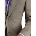thumbnail image 5 of Mens Side Vent 2-piece Plaza Taupe Linen Modern Fit Suit, 5 of 6