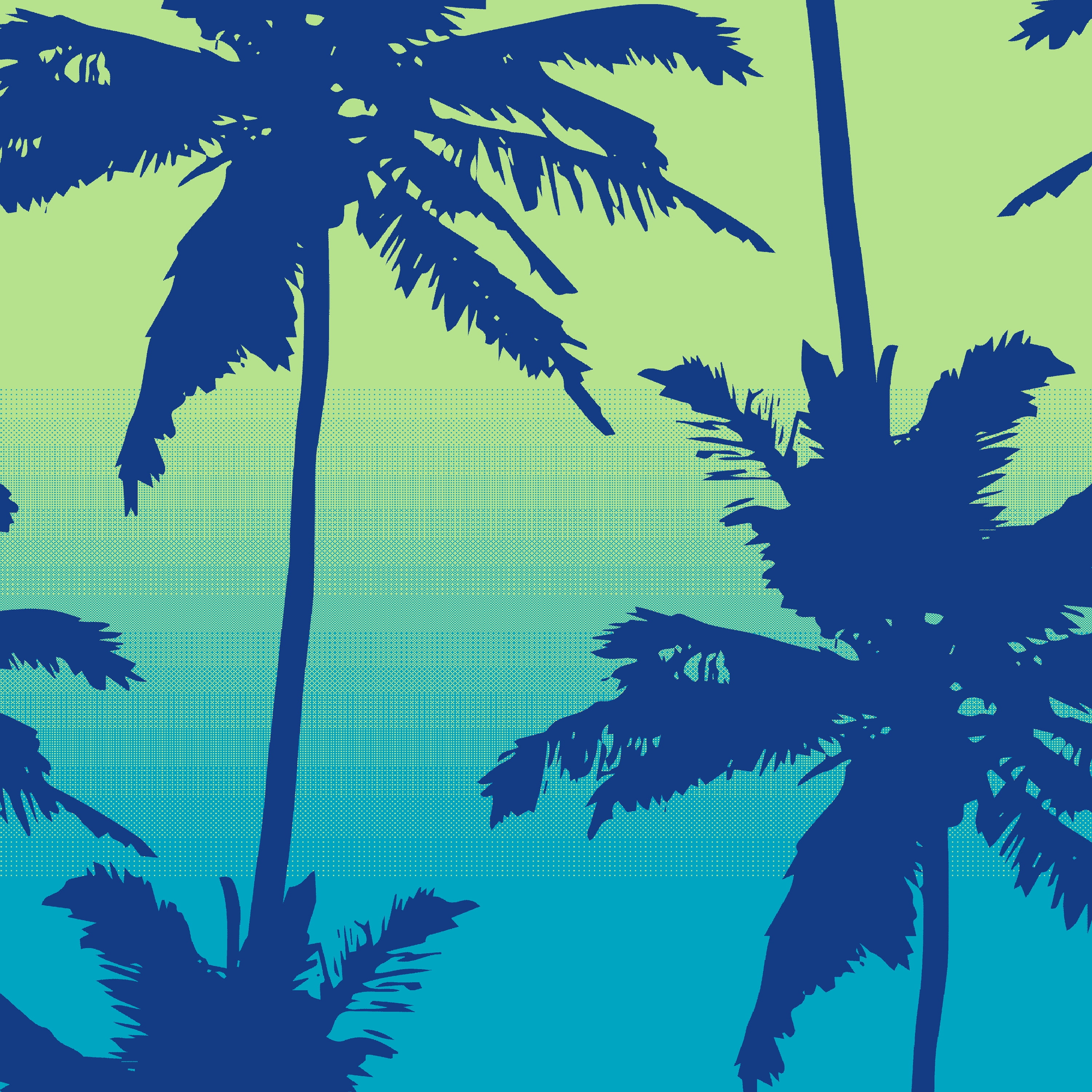 Pinces à serviettes de plage Mainstays - Palm Cool PALMIER FRAIS