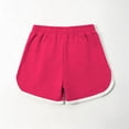 thumbnail image 4 of CCRFTGI Shorts for Kids Girls Boys 10-12 Athletic Elastic Waist Pants Lightweight Soccer Gym 2026 Summer Shorts Hot Pink 14-15 Years, 4 of 4