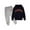 Black, variant on Gaexia Athletic Clothes Boys Tracksuit Set Sweatshirt and Pants Jogger Set Printed Hoodie Sets 2 Pieces Boys Sweatsuit Set,Red,13-14 Years