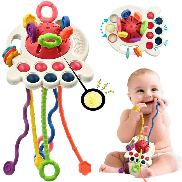 Juguete Sensory Montessori para bebés AituiUI de 6 a 12 meses con silicona