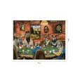 thumbnail image 4 of Bei Bi La Animals Deer Buck Playing Poker Jigsaw PUZZLE 1000 pieces 27"x20", 4 of 4