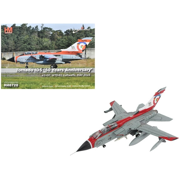 Panavia Tornado IDS Aircraft "Royal International Air Tattoo" (2024) German Luftwaffe 1/72 Diecast Model by Hobby Master