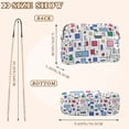 thumbnail image 4 of FORMRS Women Crossbody Purse with Chain Strap Vegan Leather Shoulder Handbag, Colorful Cartoon Graphic, 4 of 7