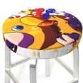 thumbnail image 3 of Lsque Pikmin Round Bar chair cushion covers Velvet Fabric Premium Comfort Protects from Scratches and Stains for 14-17 Inch Chair- 14 inch, 3 of 7