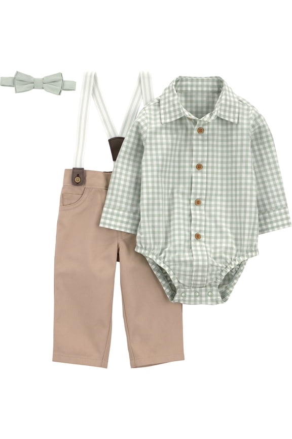 Baby Boy Outfit Set, 3-Piece, Sizes 0/3-24 Months