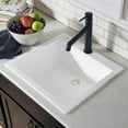 thumbnail image 4 of Ruvati Drop-in Topmount Granite Composite Single Bowl Kitchen Sink - Arctic White, 4 of 10