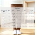 thumbnail image 3 of Hurxie Girls Ribbed Jersey Leggings Kids Warm Footless Tights Ruffles Knit Pants, 3 of 7