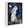 thumbnail image 3 of Stupell Industries Victorian White Rabbit Forest Scene White Framed Giclee Art, 24 x 24, by The Dutch Lady, 3 of 8