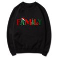 thumbnail image 2 of IROINNID Christmas Sweatshirts for Women Crewneck Letter Printing Pullover Long Sleeve Loose Fit Top Holiday Casual Shirt,Black, 2 of 3