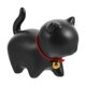 thumbnail image 1 of Precioso adorno de cerámica de escritorio con forma de gato de dibujos animados, adorno decorativo para té o mascota., 1 of 8
