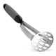 thumbnail image 2 of Potato Master Acero inoxidable Mango antideslizante Triturero Vegetal Frijol Bebé Alimento Puré Patatas Pusher Mashing Maker Ricer Gray Eigraketly HA059401-03, 2 of 7