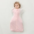 thumbnail image 2 of Boys Girls Sleeping Bag Swaddle Blanket Anti Wake Swaddle Anti Kick Mesh Comfort Breathe Pink 0 Months-3 Months, 2 of 5