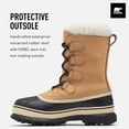 thumbnail image 3 of Bota Sorel Caribou Waterproof para mujer Buff Talla 7.5, 3 of 7