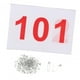 thumbnail image 3 of 100 dorsales numerados para correr del 101 al 200 con 200 pines Colamx, 3 of 8