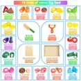 thumbnail image 2 of Juego de comida de madera GOPLACS para cortar frutas y verduras para niños, 2 of 7