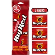 Wrigley's Big Red Cinnamon Chewing Gum Bulk - 15 Stick (pack of 3)