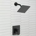 thumbnail image 3 of Design House 597096 Karsen II Contemporary Modern Single-Handle Shower Trim with Valve, Matte Black, 3 of 4