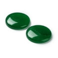 thumbnail image 3 of 20pcs Natural Malaysia Jade Cabochons Dyed Flat Round 18x4mm, 3 of 3