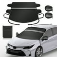 thumbnail image 1 of COSYUMI Cubierta de Parabrisas para Hielo y Nieve, Cubierta de Nieve para Parabrisas de Auto con Cubierta de Espejo Retrovisor de Dos Lados, Resistente Al Agua 600D, Cubierta de Auto para Accesorios de Invierno para Auto, SUV, Camión, 57x45 Pulgadas, 1 of 11