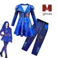 thumbnail image 3 of Disfraz de Mal de D-Descendants 3 para niñas, disfraz de Evie, fantasía, ropa de Navidad, peluca, fiesta de cumpleaños, Halloween, disfraces, 3 of 5