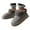 Grey, variant on Slippers for Women Platform Mini Boots Winter Fluffy Warm Furry Lined Slip on House Slippers