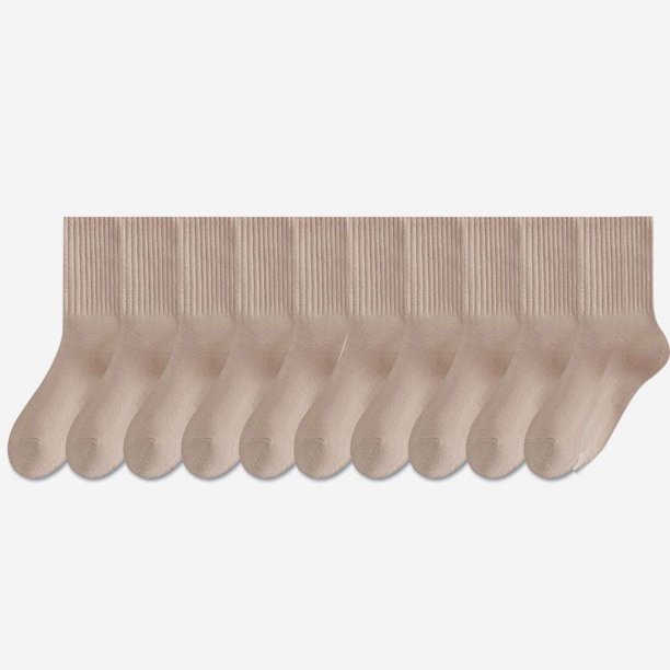 Calcetines de confinamiento, calcetines de pelo blanco, calcetines sin hueso de otoño e invierno, calcetines universitarios japoneses que absorben el sudor hasta la mitad de la pantorrilla