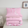 thumbnail image 5 of Erosebridal Princess Bowknot Comforter Sets Twin Size, Initial Letter R Comforters & Duvets, Princess Style Decor, Lightweight, 5 of 8