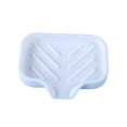 thumbnail image 1 of ZZkhGO Soap Tray, Soft Gel Sponge Holder, Ridged Drainage Soap Tray for Kitchen Sink Bathroom Counter, 1 of 1
