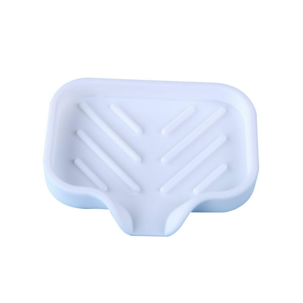 Fiudx Esponja de Jabón de Gel Suave, Bandeja de Goma Resistente Al Calor, Elegante Accesorio para Baño y Cocina, Diseño de Drenaje, Organizador Multiusos para Fregadero, Duradero y Fácil de Limpiar,