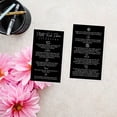 thumbnail image 5 of PRF Platelet Rich Fibrin Aftercare Instructions Card  50 Pack  2x3.5 inches Business Card  PRF Supplies  Black Card Design, 5 of 6