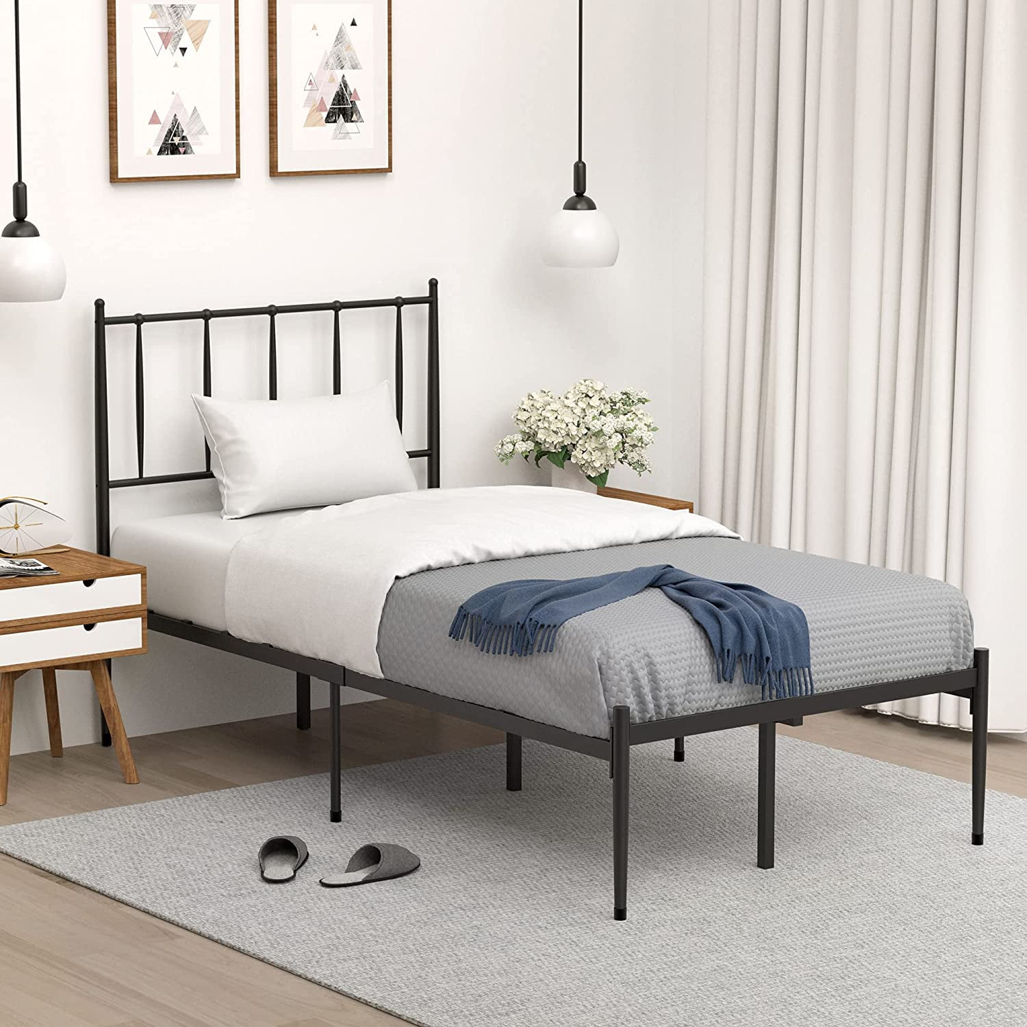 Walmart Spa Sensations Twin Platform Bed Frame